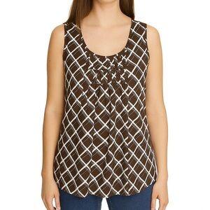 Kim Rogers sleeveless top,‎ Size Large, NWT